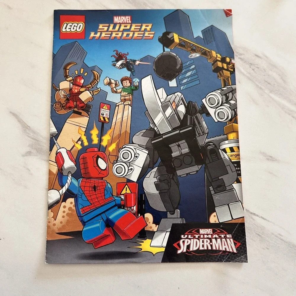 LEGO‎ Marvel Super Heroes Bundle of 5 Instruction Manuals Spiderman Guardians
